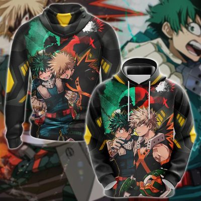 MY HERO ACADEMIA Katsuki Bakugo x Deku Pullover Hoodie