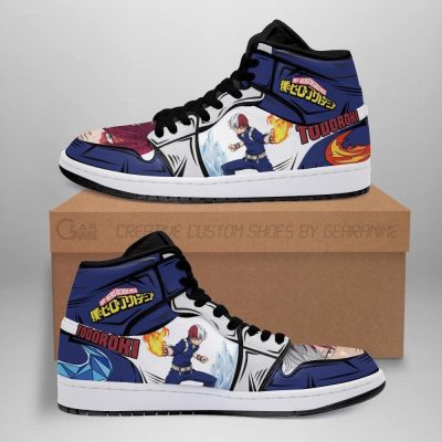MY HERO ACADEMIA Shoto Todoroki Limited Edition Air Jordan 1 High Sneakers