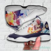 My Hero Academia Shoto Todoroki White Blue Air Jordan 13 Shoes 1035.jpg - demo10