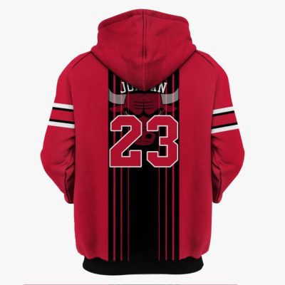 NBA Chicago Bulls Michael Jordan #23 Pullover Hoodie V10