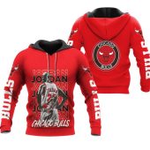 NBA Chicago Bulls Michael Jordan #23 Pullover Hoodie V14