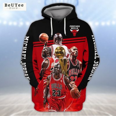 NBA Chicago Bulls Michael Jordan #23 Pullover Hoodie V16