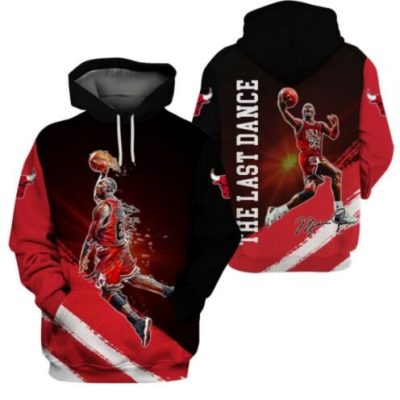 NBA Chicago Bulls Michael Jordan #23 The Last Dance Pullover Hoodie V10