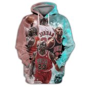 NBA Chicago Bulls Michael Jordan Player Pullover Hoodie