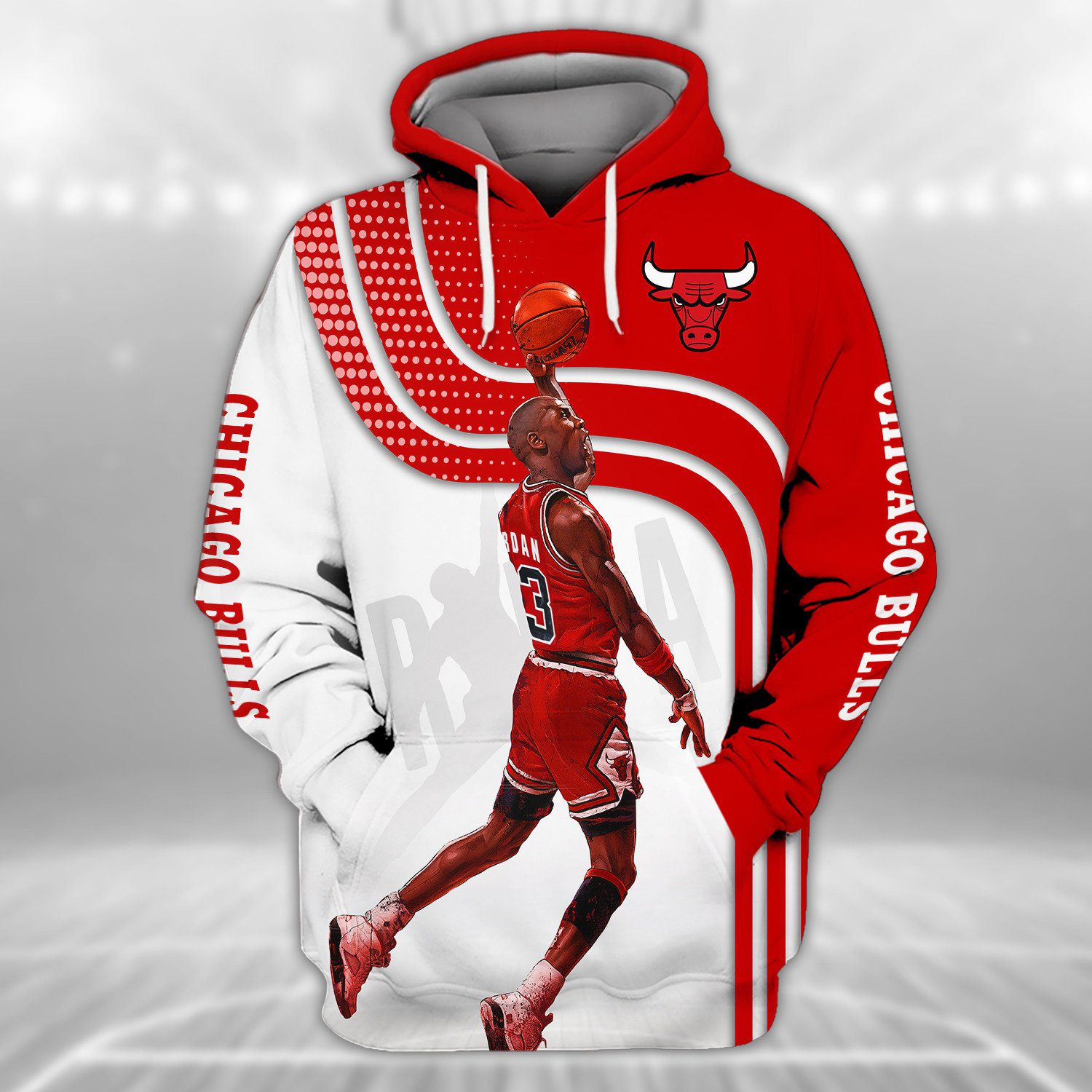 NBA Chicago Bulls Michael Jordan Style Pullover Hoodie NBA Chicago Bulls Michael Jordan Style Pullover Hoodie
