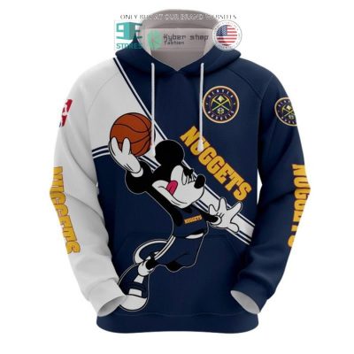 NBA Denver Nuggets Mickey Slam Dunk Pullover Hoodie