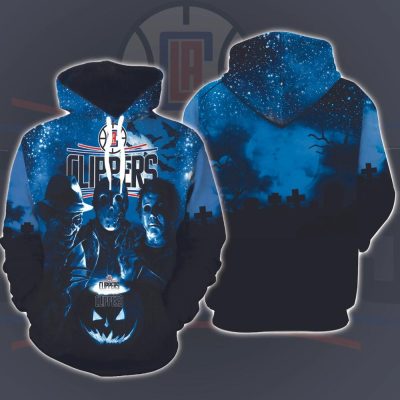NBA Los Angeles Clippers Jason Voorhees Halloween Pullover Hoodie