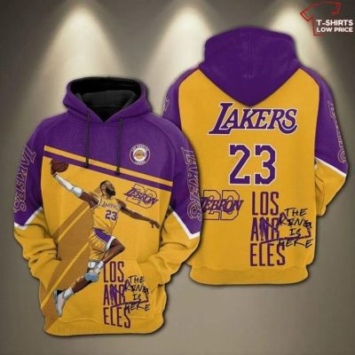 NBA Los Angeles Lakers Lebron James #23 Pullover Hoodie