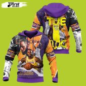 NBA Los Angeles Lakers Lebron James #23 Pullover Hoodie V5
