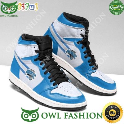 NBA Orlando Magic White Blue Air Jordan 1 High Sneakers