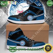 NBA Philadelphia 76ers Blue Black Air Jordan 1 High Sneakers