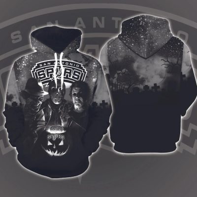 NBA San Antonio Spurs Jason Voorhees Halloween Pullover Hoodie