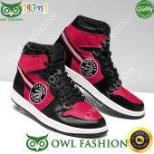 NBA Toronto Raptors Red Black Air Jordan 1 High Sneakers