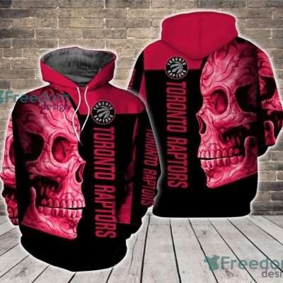 NBA Toronto Raptors Skull Halloween Pullover Hoodie