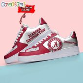NCAA Alabama Crimson Tide Sporty Air Force 1 Shoes Sneaker
