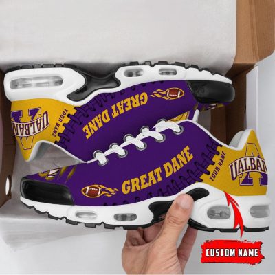 NCAA Albany Great Danes Football Custom New Design Air Max Plus Shoes Running Sneakers