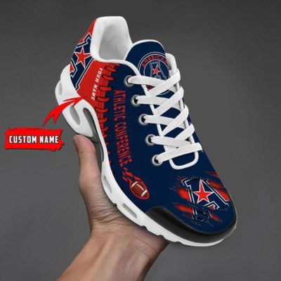 NCAA American Athletic Conference Football Custom New Design Air Max Plus Shoes Running Sneakers