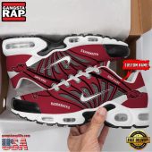 NCAA Arkansas Razorbacks Sport Football Logo Custom Name Air Max Plus Shoes Running Sneakers