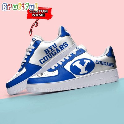 NCAA BYU Cougars Sporty Air Force 1 Shoes Sneaker