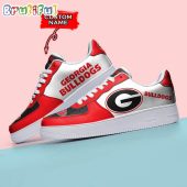 NCAA Georgia Bulldogs Sporty Air Force 1 Shoes Sneaker