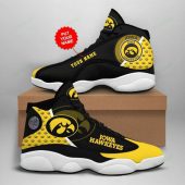 Ncaa Iowa Hawkeyes Custom Name Black Gold Air Jordan 13 Shoes Best Gift For Men And Women.jpeg - demo10
