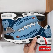 NCAA North Carolina Tar Heels Football Custom New Design Air Max Plus Shoes Running Sneakers