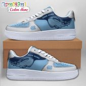 NCAA North Carolina Tar Heels Sporty Air Force 1 Shoes Sneaker