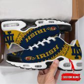 NCAA Notre Dame Fighting Irish Football Custom New Design Air Max Plus Shoes Running Sneakers