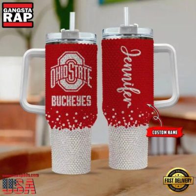 NCAA Ohio State Buckeyes Custom Name Stanley Diamond Tumbler 40oz