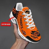 NCAA Oklahoma State Cowboys Football Custom New Design Air Max Plus Shoes 2 Running Sneakers