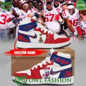 NCAA Ole Miss Rebels Egg Bowl 2023 Champions Personalize Air Jordan High Top