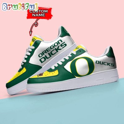 NCAA Oregon Ducks Sporty Air Force 1 Shoes Sneaker