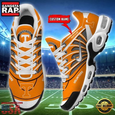 NCAA Tennessee Volunteers Sport Football Logo Custom Name Air Max Plus Shoes Running Sneakers