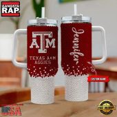 NCAA Texas AM Aggies Custom Name Stanley Diamond Tumbler 40oz