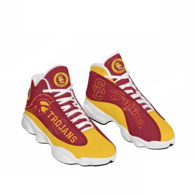 NCAA USC Trojans Gold Cardinal Air Jordan 13 Shoes, Best Gift For Men And Women