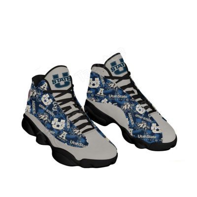 NCAA Utah State Aggies Logo Air Jordan 13 Shoes, Best Gift For Men And Women