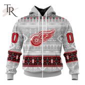 New] Customized Nhl Detroit Red Wings Special Native Design Hoodie Good Click - demo10