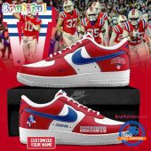 New England Patriots Drake Maye Classic Logo 2025 Air Force 1 Shoes Sneaker