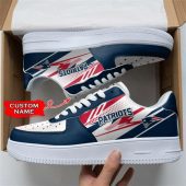 NFL Custom Name New England Patriots Super Bowl Air Force 1 Shoes Sneakers