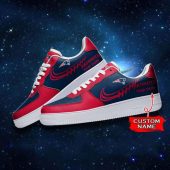 NFL Custom Name New England Patriots Super Bowl Air Force 1 Sneaker Shoes