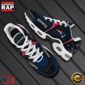 NFL Custom Name New England Patriots Max Plus Shoes - Running Sneakers
