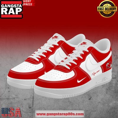 New Jersey Devils Icy Hockey Custom Air Force 1 Sneakers Shoes