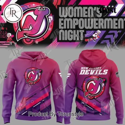 New Jersey Devils Women's Empowerment Night 2025 Limited Edition Hoodie