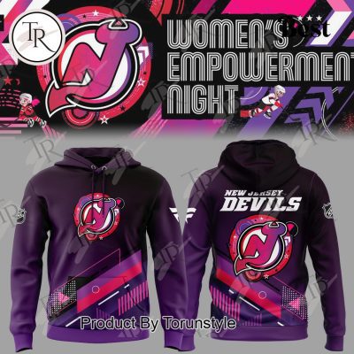New Jersey Devils Women's Empowerment Night 2025 Special Edition Hoodie