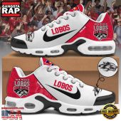 NCAA Custom Name New Mexico Lobos Football Mascot Symbol Air Max Plus Shoes Running Sneakers