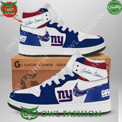 New York Giants NFL Champion Custom Name Air Jordan