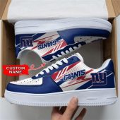 NFL Custom Name New York Giants Super Bowl Air Force 1 Shoes Sneakers