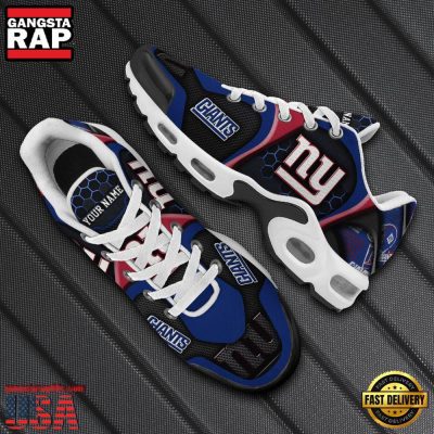 NFL Custom Name New York Giants Max Plus Shoes - Running Sneakers