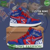 New York Rangers NHL Ice Hockey Personalized Air Jordan High Top