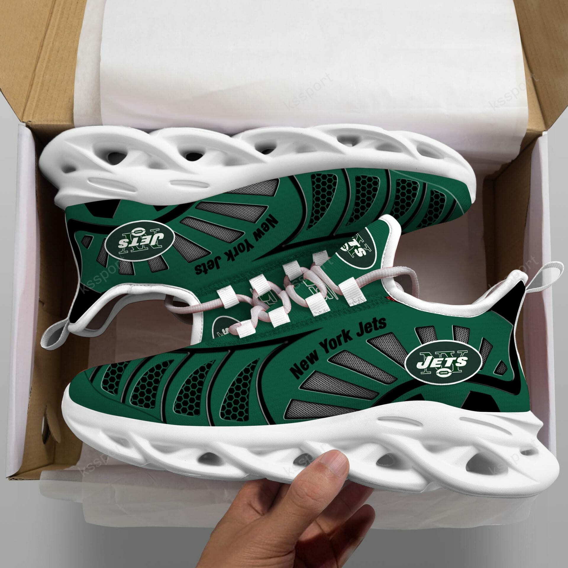 NFL New York Jets Green Max Soul Shoes